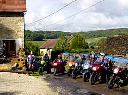 motorijden vanuit motorherberg La Tourelle frankrijk